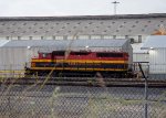 KCS 2900 sits outside the Shreveport Shops 